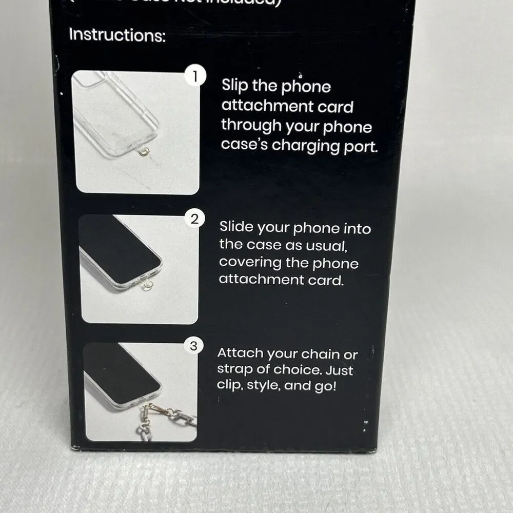 Phone Rope Crossbody Universal Fits Any Phone Case Fold Chain Strap Adjustable